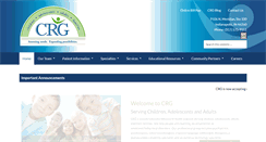 Desktop Screenshot of childrensresourcegroup.com